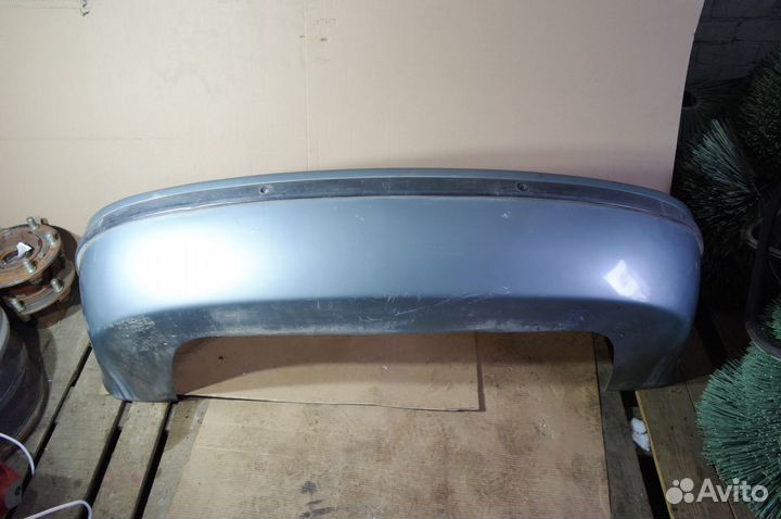 Бампер задний седан Skoda fabia I с парктрониками