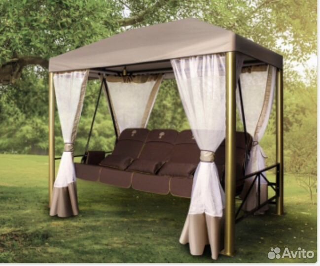 Садовые качели шатер