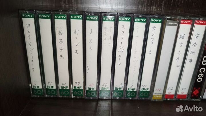 Аудиокассеты TDK, Sony, Maxell, Victor