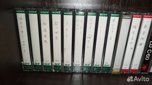 Аудиокассеты TDK, Sony, Maxell, Victor