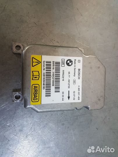 Безопасность SRS airbag BMW X5 E53 1999-2006 г.в