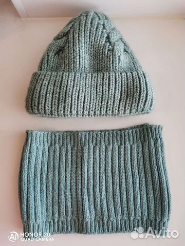 Шапка зимняя и снуд