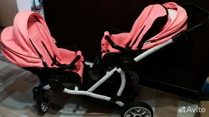 Коляска для двойни 2 в 1