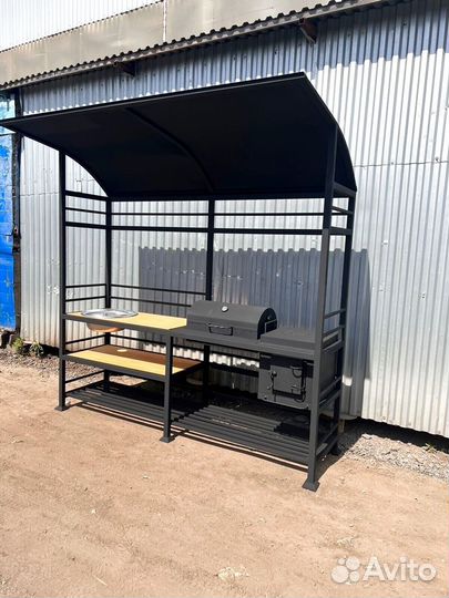 Мангал с мойкой