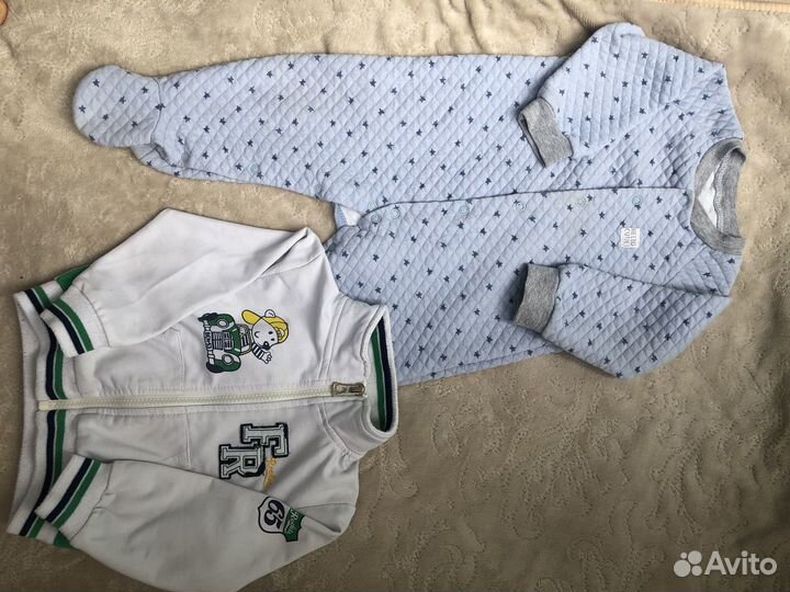 Детские вещи на мальчика пакетом 74-80