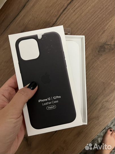 Кожаный Чехол на iPhone 12 pro