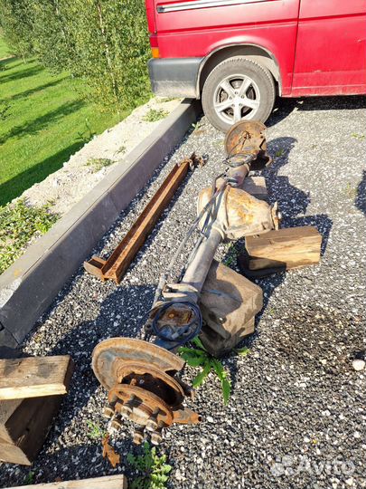 Задний односкатный мост,MB sprinte,WV crafter