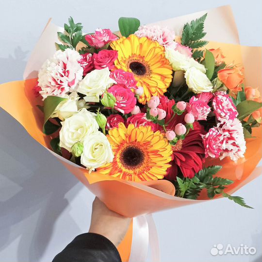 Хризантема в букете