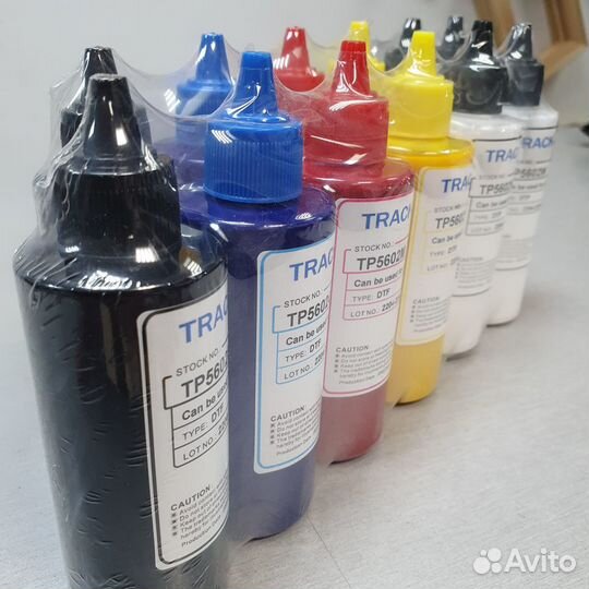Комплект чернил DTF упаковка по 100 ml