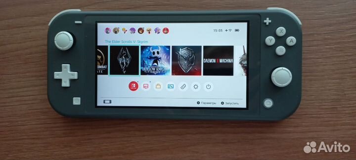 Nintendo switch lite с играми