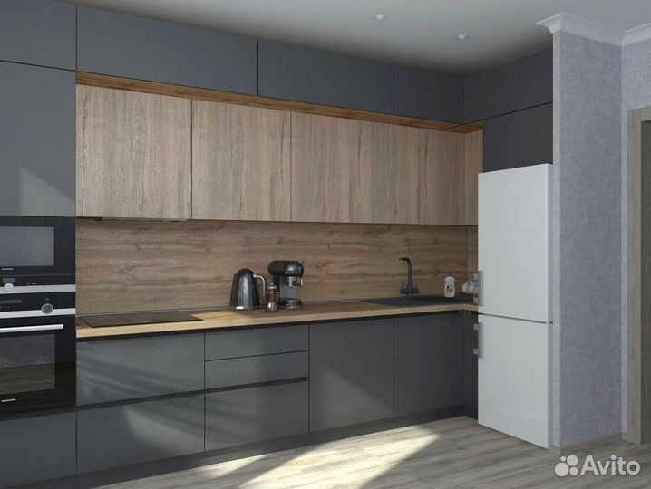 Кухонный гарнитур прямой на заказ