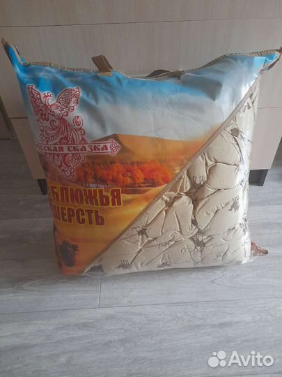 Одеяло из верблюжьей шерсти новое евро