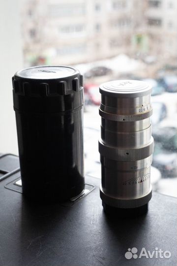 Объектив Юпитер 11 (новый) СССР белый 135мм ф4