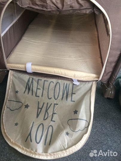 Детская кроватка манеж складная