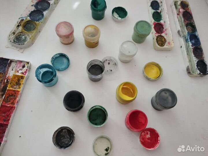 Краски гуашь акварель