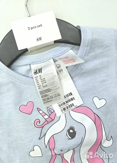 Пижама для девочки 92 H&M