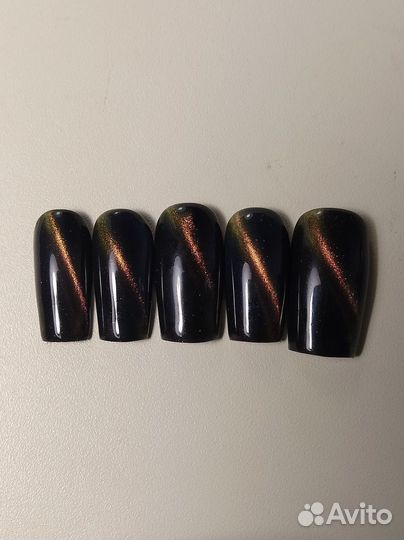 Накладные ногти с клеем