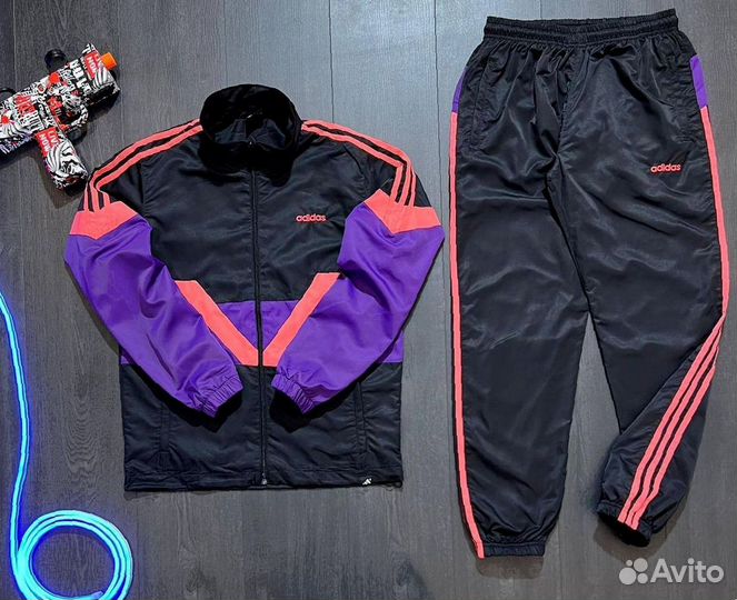 Спортивный костюм Adidas ретро в стиле 90х мужской