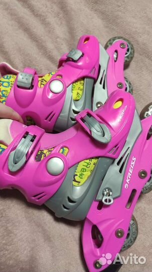 Роликовые коньки детские раздвижные