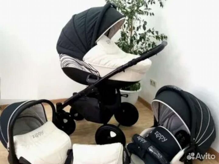 Коляска Zippy Tutis New 3 в 1 отличное состояние