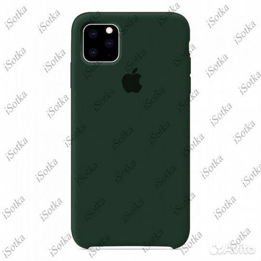 Чехол Apple iPhone 12 / 12 Pro Silicone Case (хаки
