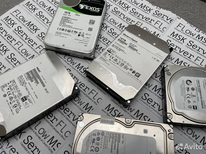 2TB/4TB/6TB/8TB/10TB/16TB Серверные HDD SAS SATA