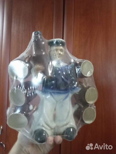 Наборы керамические графин штоф водка вино коньяк