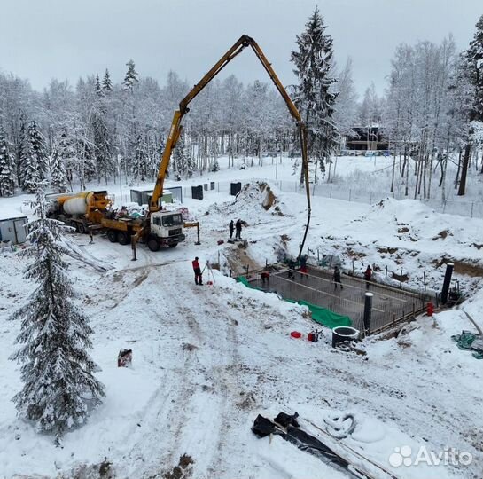 Аренда бетононасоса бетон с прогревом бетона