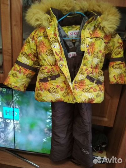 Зимний комбинезон для девочки 98