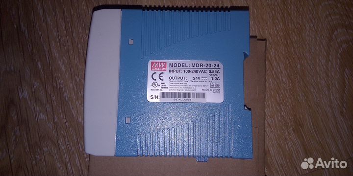 Блок питания на din рейку 220/24 В Mean Well