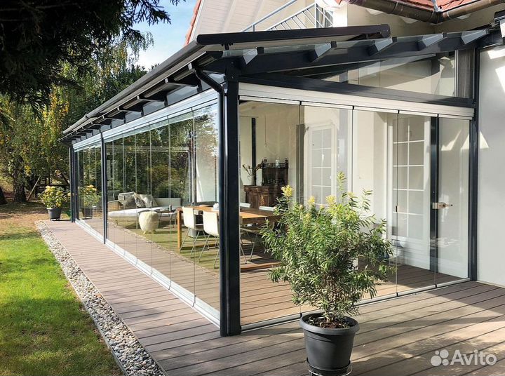 Безрамное остекление