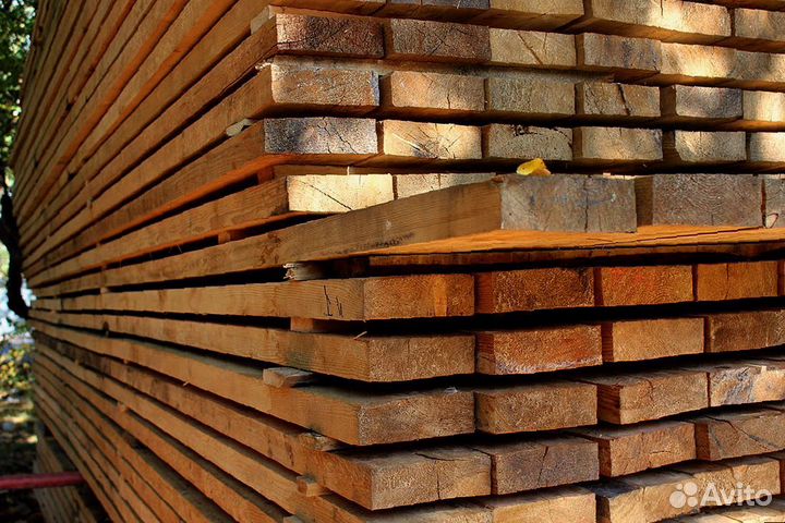 Доски лиственницы 55x135 мм, для качественного стр