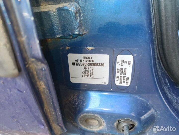 Часть кузова Renault Clio 2