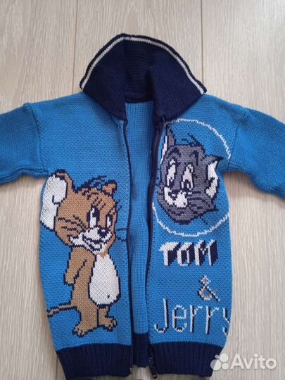 Тёплый вязанный костюм