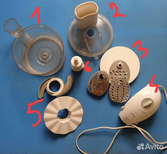 Запчасти на кухонный комбайн Philips
