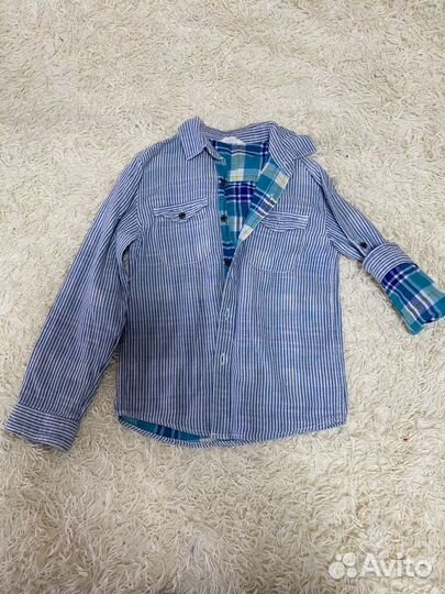 Рубашки на мальчика 122 128
