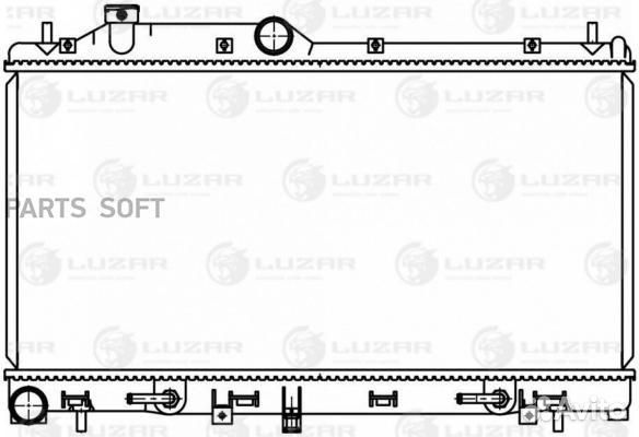 Радиатор охлаждения Субару Легаси 09
