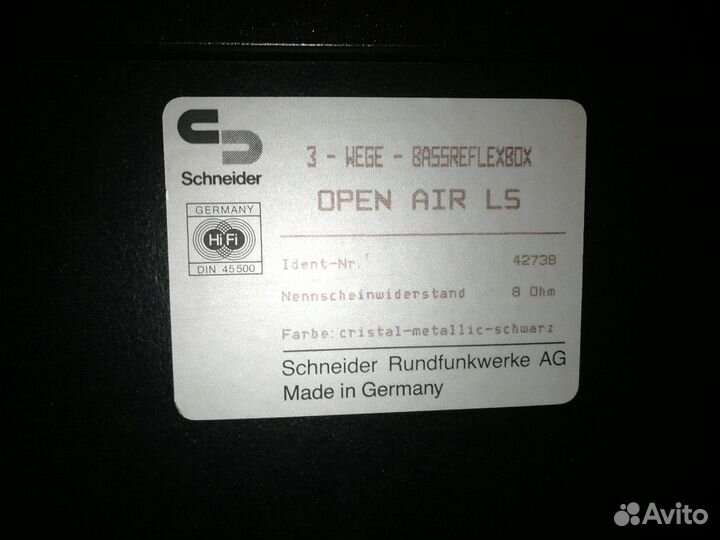 Колонки Schneider