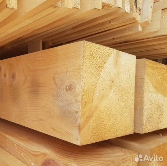 Брус обрезной 1 сорт хвоя