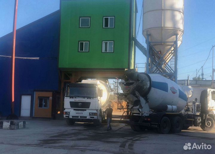 Доставка бетона миксером