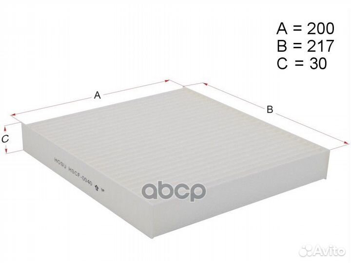 Фильтр салона nissan primera P12 01-08/almera