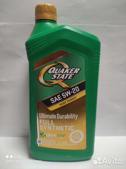 Масло моторное 5w20 Quaker State USA квакер стейт