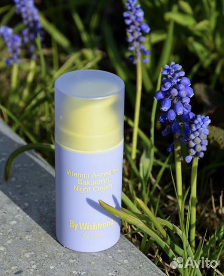 Ночной крем с бакучилом и ретиналем By Wishtrend