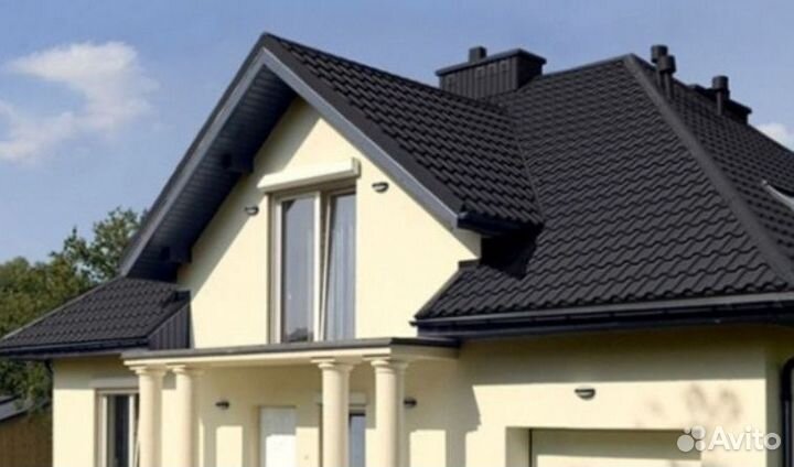 Металлочерепица в матовом покрытии в 0,45 металле