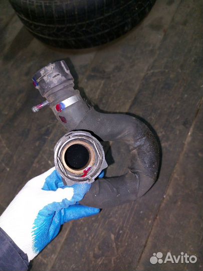 Патрубок радиатора верхний 4F0121101F Audi A6 C6