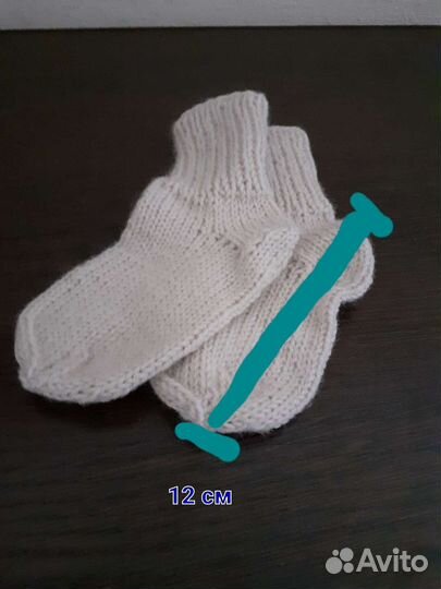 Носочки детские ручной вязки