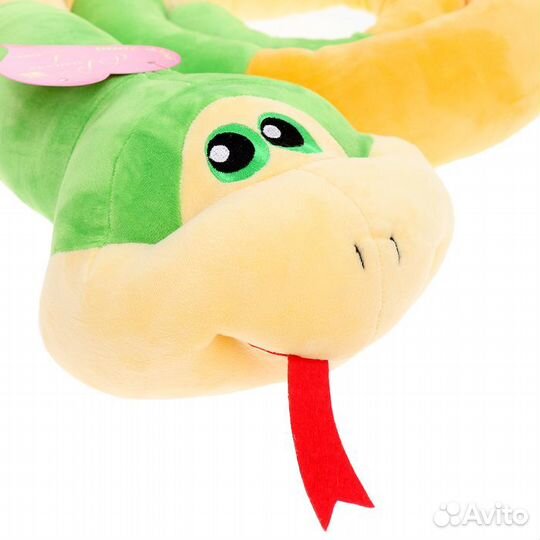 Мягкая игрушка 'Удав', цвет зеленый, 202 см 9494