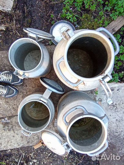 Алюминиевый бидон 10, 20 литров, короб, корзина