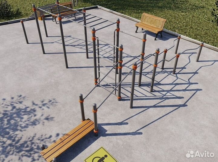 Уличная спортивная площадка