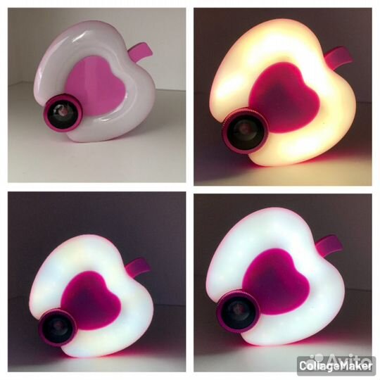 Мини лампа для селфи на телефон прищепка